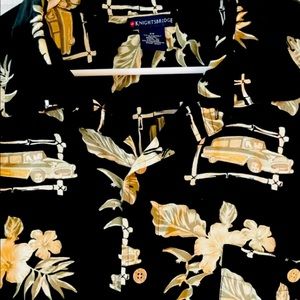 Classic Car Hawaiian Camp Shirt Size 3XL